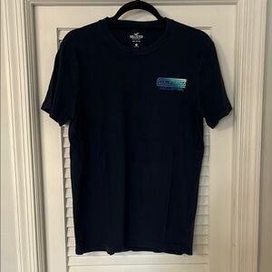 Hollister Blue Short Sleeve Graphic Tee